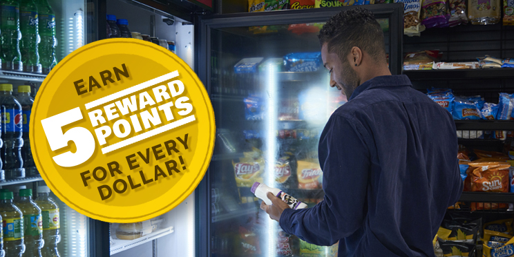 Earn rewards for every dollar spent